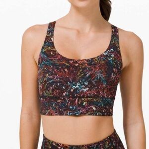 Energy Bra Long Line *Medium Support, B–D Cup
Foliage Overlay Multi /Pink Pastel